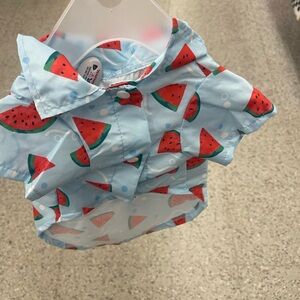 Watermelon Print Dog  Shirt